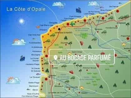 Au Bocage Parfume Gite La Cigaline Wirwignes Room photo